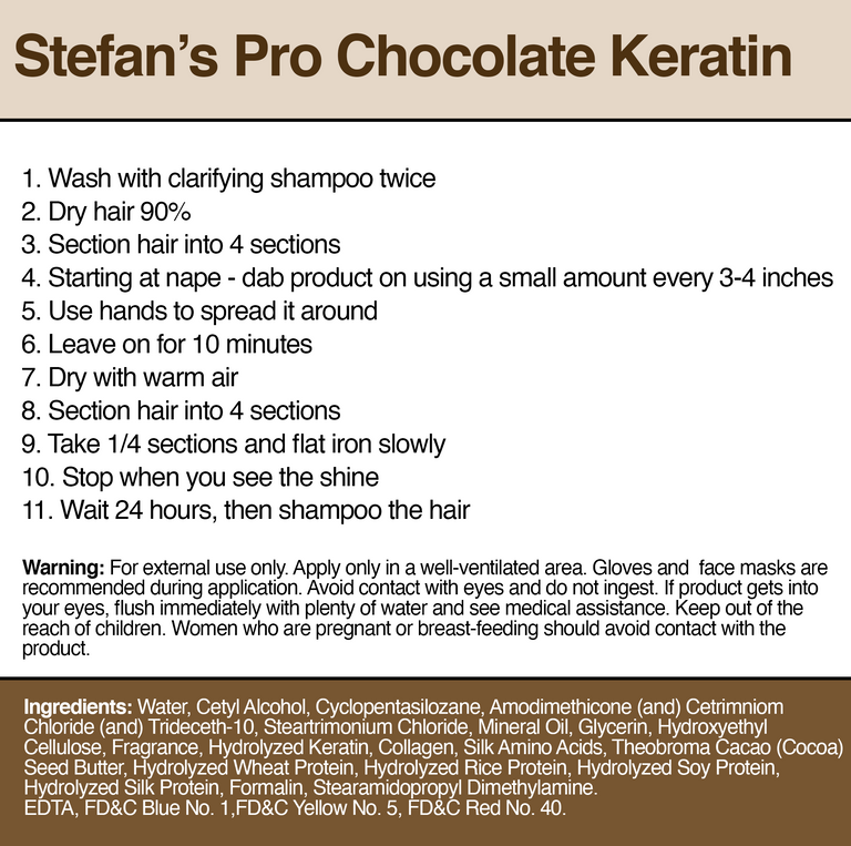 Chocolate Keratin (Cocoa-Infused Solution)
